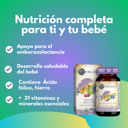 Garden of Life - Vitaminas Prenatales - 30 Tabletas